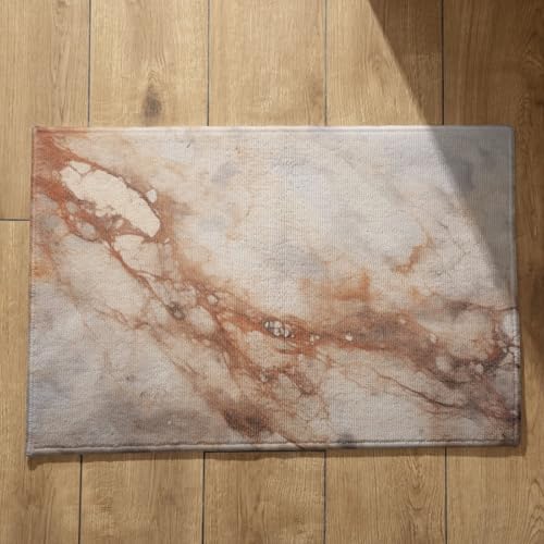 Tapis de sol d'entrée grand format CEVAN motif marbré 50x80cm - 2