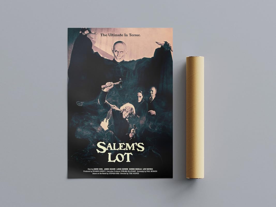 Pixie Posters Multi Colour 70S Classic Movie Posters Salems Lot Wall Art (A3 Size 29.7Cmx42cm)