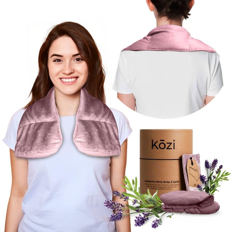 Amazon.com: Kozi Neck Heating Pad | Microwaveable Weighted