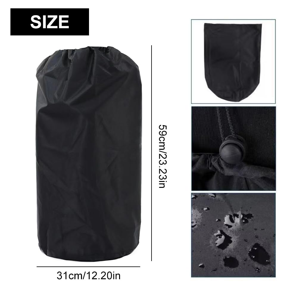 Housse De Protection pour Bouteille De Gaz 31x59cm avec Cordons, 1 Pièce