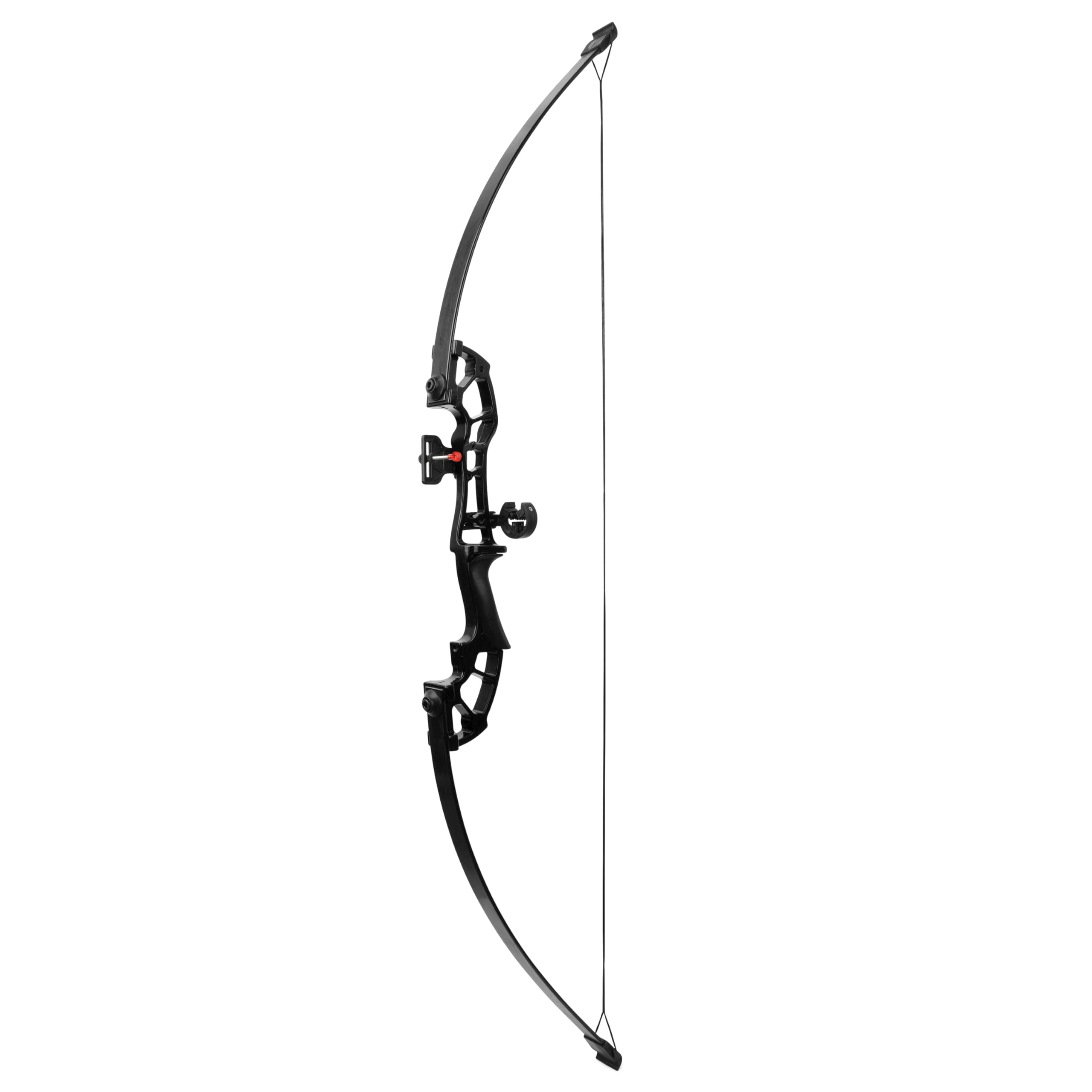 FQH 50" Archery Takedown Recurve Bow and Arrow Set 30-50 lbs Hunting Longbow for Adults and Beginners Outdoor Hunting Target Archery Competition (Only the Bow(Black), 45 lbs)