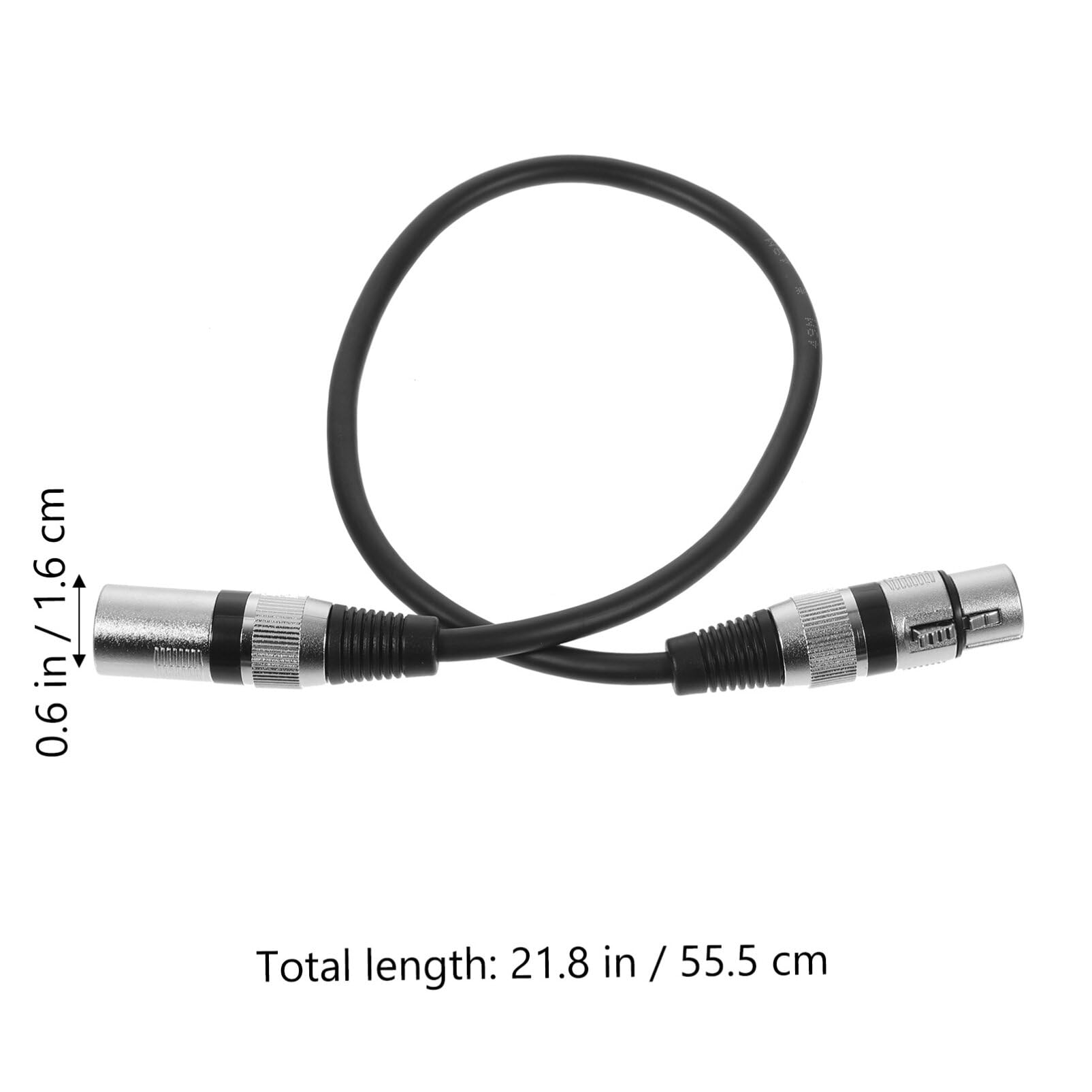 VICASKY Cavo Xlr per Microfono 6 Pezzi 3 Pin Maschio a Femmina in Rame Ofc Trasmissione Stabile, per Sistemi Audio Ktv