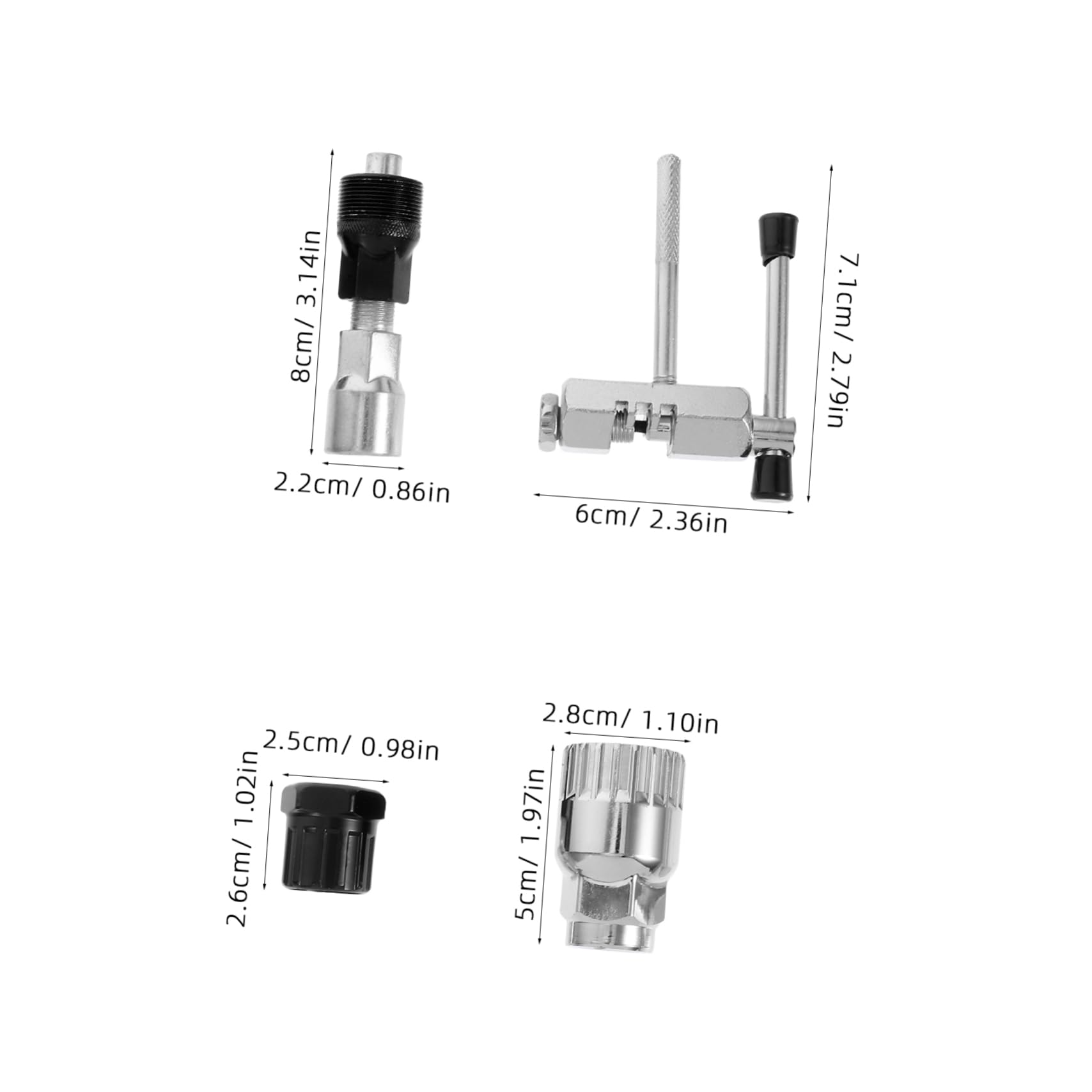 Alipis 1 Set Bicycle Repair Tool Heavy Duty Chain Tool for Bikes Multifunctional Bicycle Maintenance Kit with Simple Instructions Fit for All Cyclists