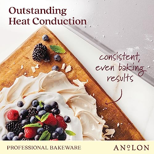 Anolon Pro-Bake Aluminized Steel Baking Cake Pan, Round, 9 Inch - Silver #TOP3