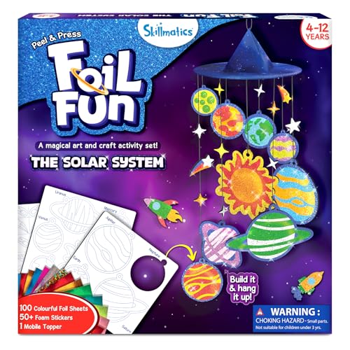 Image of Skillmatics Foil Fun Solar System - Space Art & Craft Kit for Kids