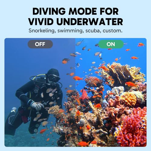 AKASO EK7000 Pro 4K30fps Action Camera with 64GB MicroSDXC U3 Memory Card Accessories Kit Bundle Ultra HD 131FT Waterproof Camera EIS WiFi Remote Control 5X Zoom Underwater Camera - Image 6