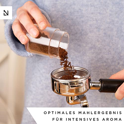 LARS NYSØM Kaffeemühle manuell | Coffee grinder aus Edelstahl mit manuell verstellbarem Keramikmahlwerk für… – Bild 5