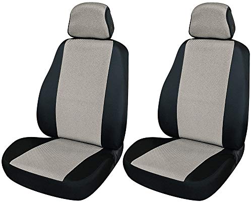 Housses de siège avant Fast&Smart CORA tissu gris à installation rapide