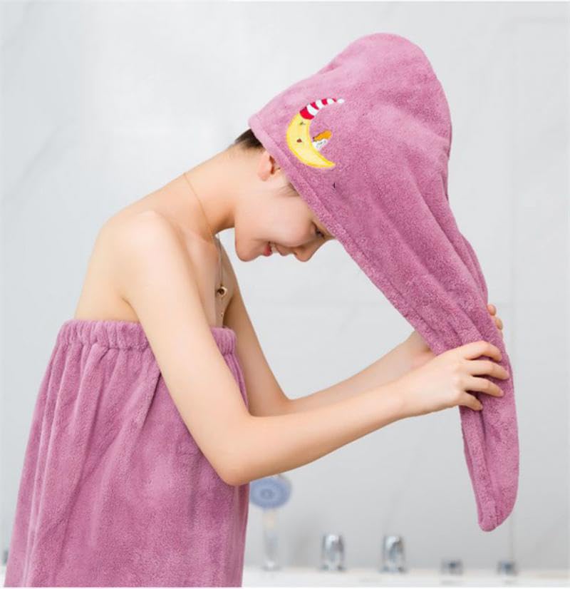 Rapided Séchage Des Cheveux Serviette En Microfibre Rapide Magic Hair Hat Dry Enveloppé