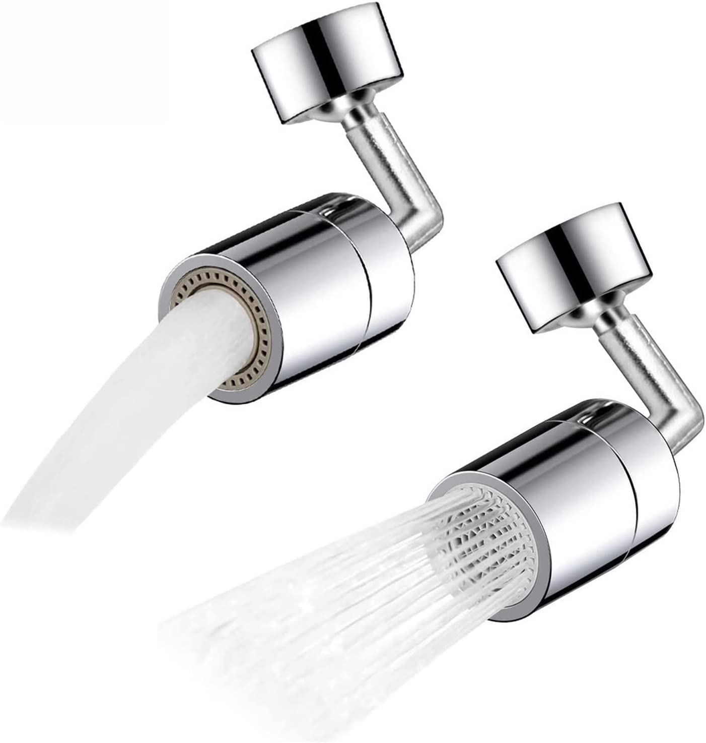 Um 720 Grad drehbarer Küchenspüle-Wasserhahn-Belüfter, universeller Spritzfilter, Wasserhahn-Sprühkopf, Küchenhahn-Wasserspardüse, beweglicher Messing-Sprüher (Farbe: 360 l).