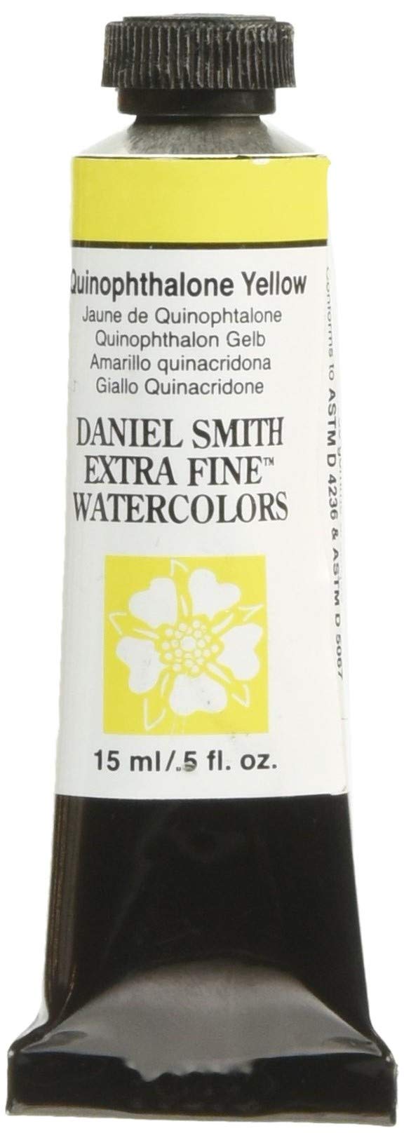 Aquarelle Daniel Smith Quinophthalone Yellow jaune pour glacis 15ml