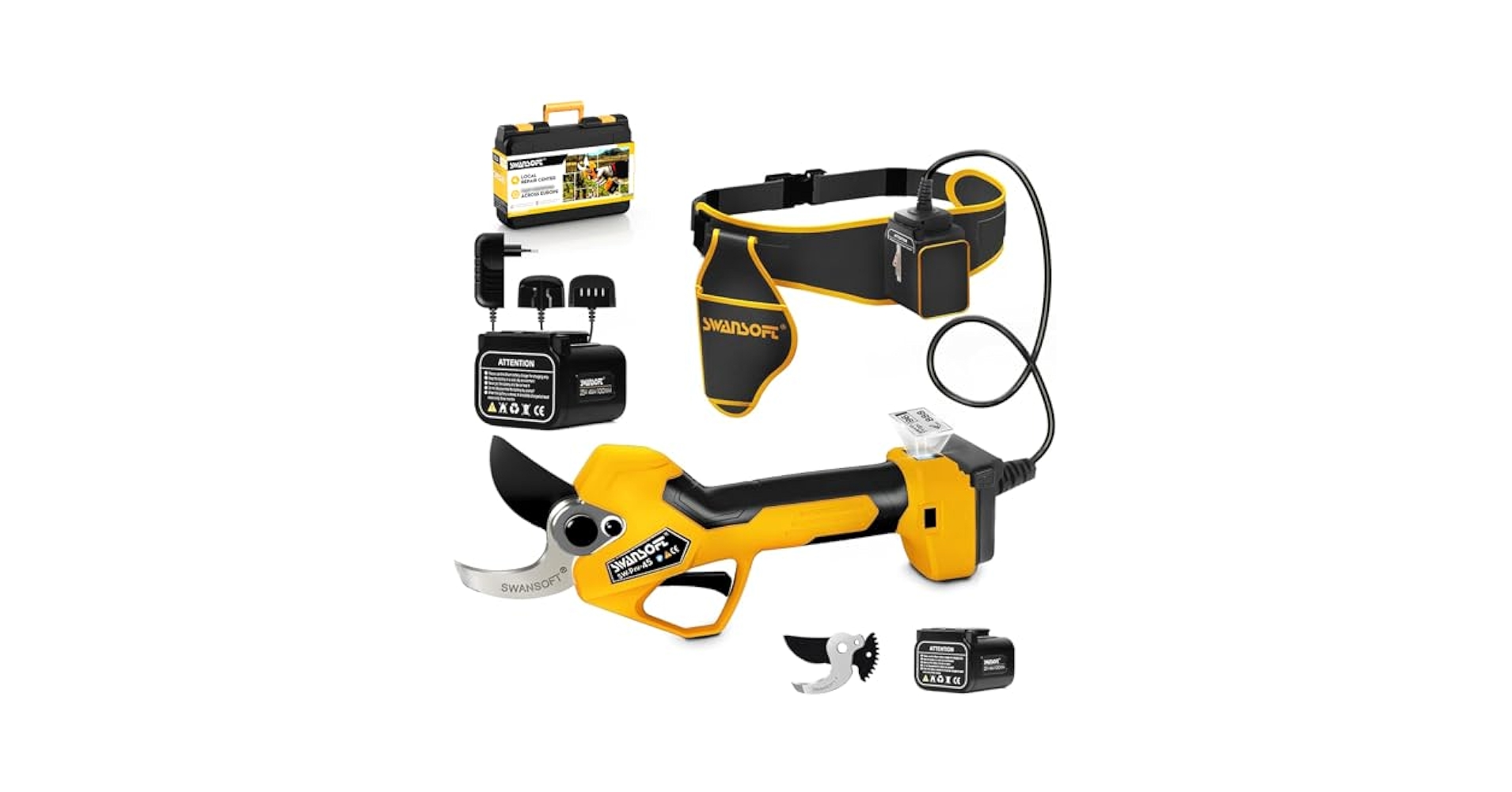 Amazon.com: SWANSOFT Electric Pruning Shears, 45mm 1.77