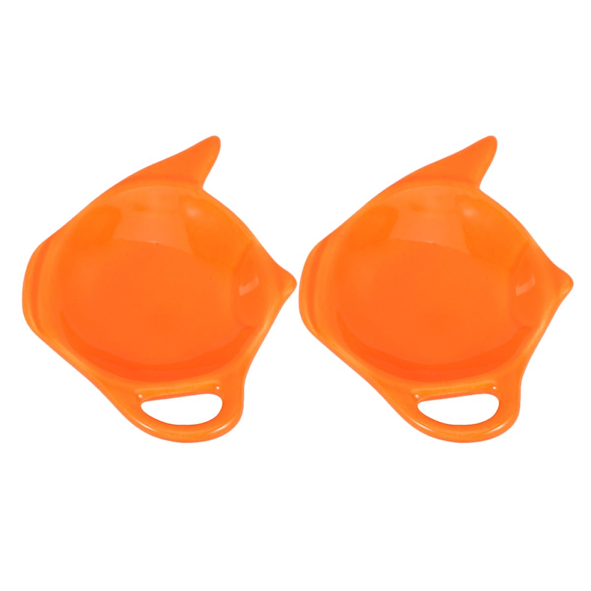 Ciieeo 2Pcs Teapot Shaped Ceramic Teabag Holder Dish for Loose Tea Elegant Tea Coaster Tray for Snacks and Condiments and Easy to Clean Porcelain Tea Accessories