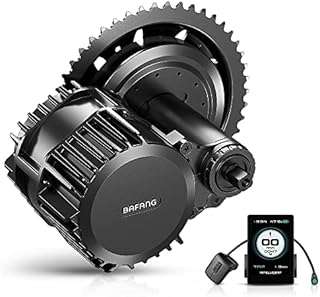 BAFANG 1000W 750W 500W Mid Drive Kit with Battery, 52V 48V Ebike Middle Drive Motor, HD BBS02B DIY Electric Bicycle Conversion Engine 68MM 100MM 120MM with Down Tube/Rear Hanger Bike Battery Pack
