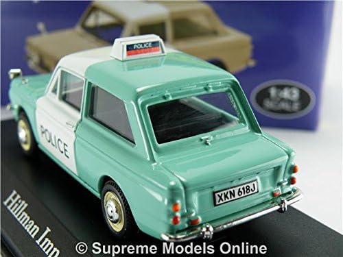 HILLMAN IMP CAR MODEL KENT POLICE 1:43 SIZE CORGI VANGUARDS ATLAS PANDA T3, Black, 9cm (3.5 inches) - Image 4