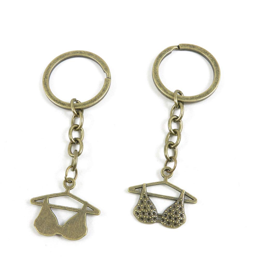 Amazon.com: 50 Items Keychain Keyring Key Tags Chains Rings