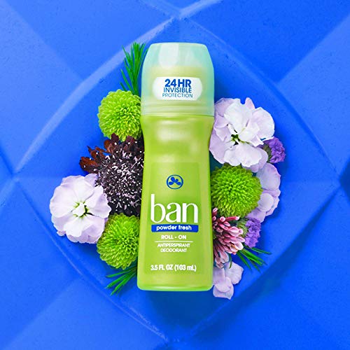 Ban Roll-On Antitranspirante Polvo Fresco 3.5 oz miniatura 4