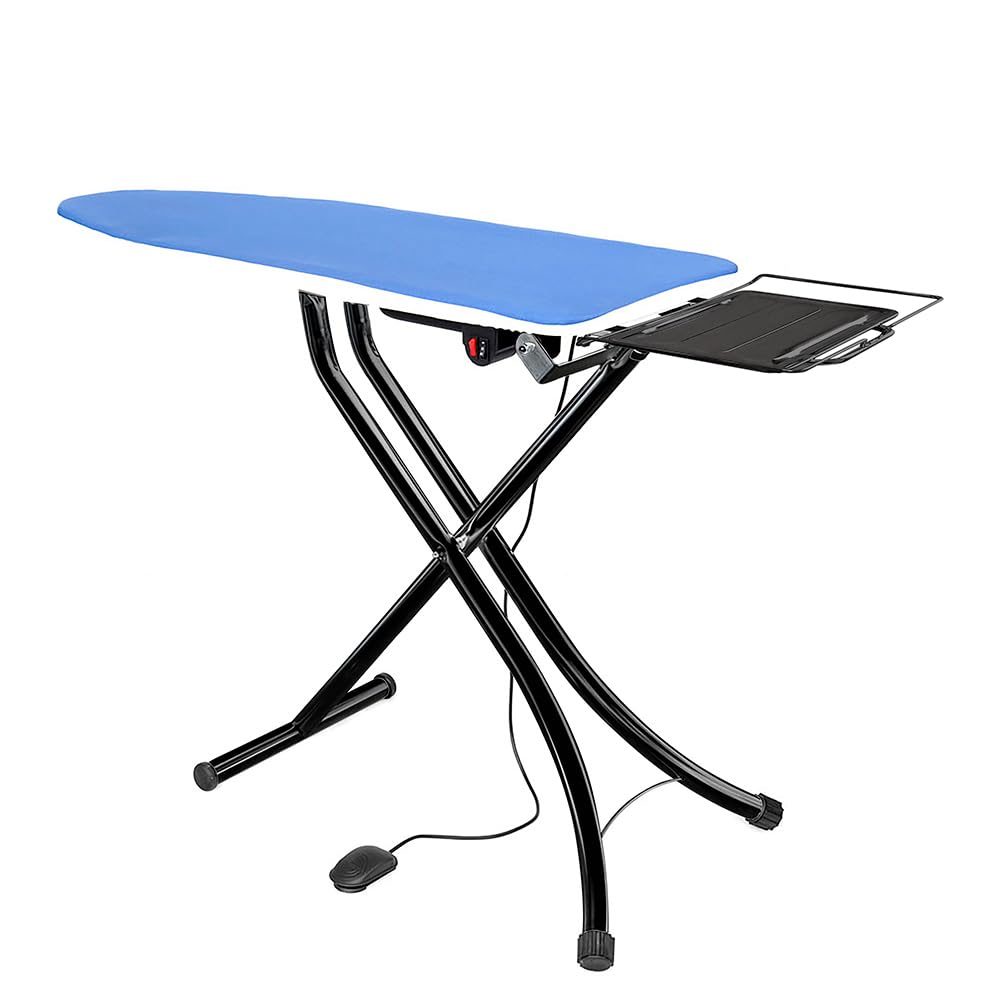 Aeolus Bügelbrett AT08 ARS V3 Professionell für den intensiven Heimgebrauch mit Absaug- und Gebläsefunktion Stabiler Bügeltisch (120x45 cm) Gepolsterter Bezug 5 Jahre Garantie