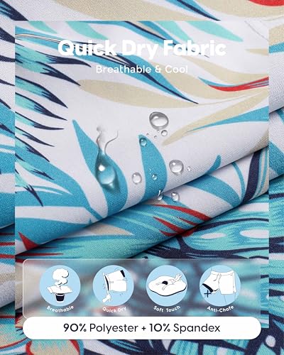 maamgic 5inch Mens Swim Trunks with Compression Liner 2-in-1 Swimming Shorts Stretch Quick Dry with Zipper Pockets2