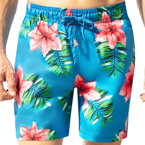 Image of Kanu Surf Men's Big Viper Extended Size Stripe Swim Trunk