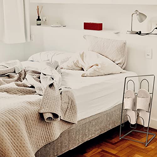 Étagère à pantoufles multicouches 3 niveaux pour rangement maison - 3