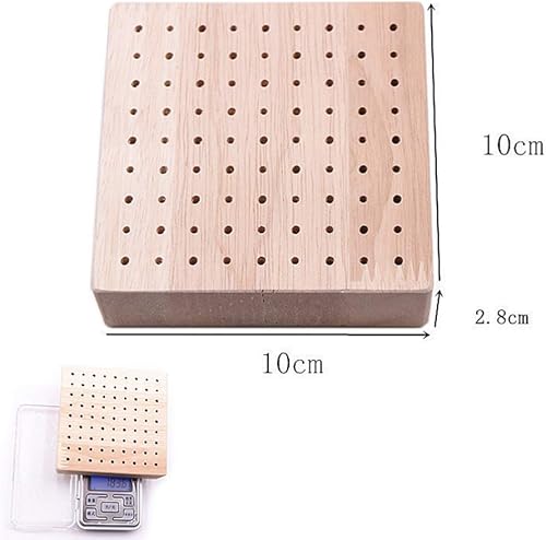 Miniatura 7 de Tablero de clavijas de madera, figuras cuadradas de arcilla, estante de exhibición, soporte para piruletas, soporte para brochetas de alimentos,