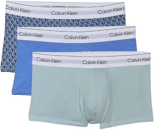 Calvin Klein Mens 3Pk Low-Rise Trunk, S