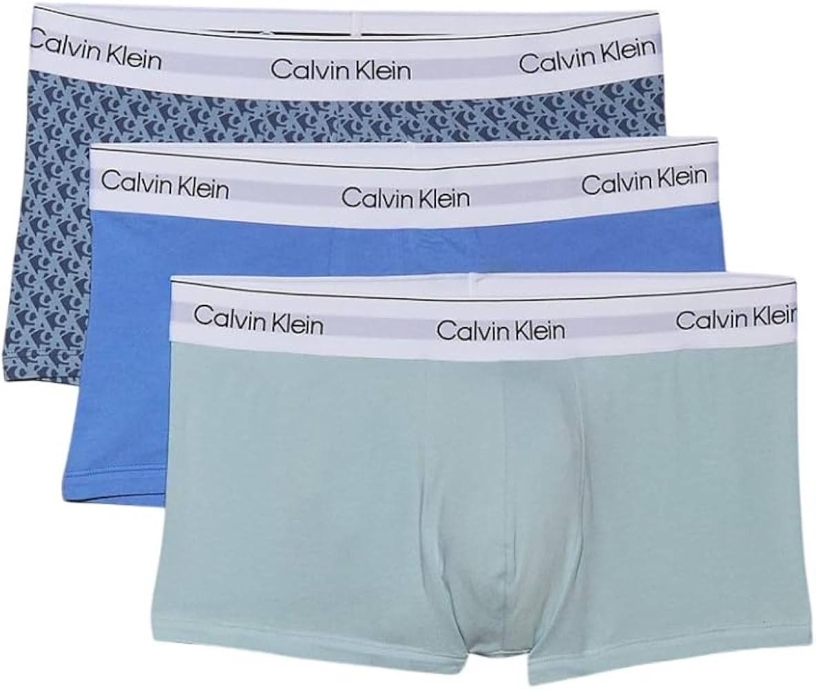 Amazon.com: Calvin Klein Icon Cotton Stretch 3-Pack Low Rise Trunk