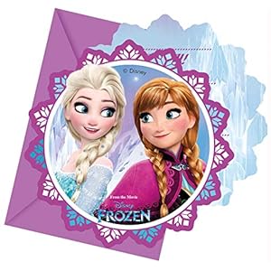 Procos Disney Frozen 86919 uitnodigingen met envelop