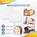 KEEPOW Hydrovac Replacement Parts for Shark Hydrovac Cordless Pro XL 3-in-1 Vacuum, Fit for Shark WD101 AW201 WD100 WD200 WD201 HydroVac, Brush roll and Filter kit, Part# WDB1F2 WDFF1 (2+6+1)
