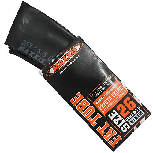 Câmara Maxxis Fat Tube 26x3.80/5.00 Válvula Presta Preto