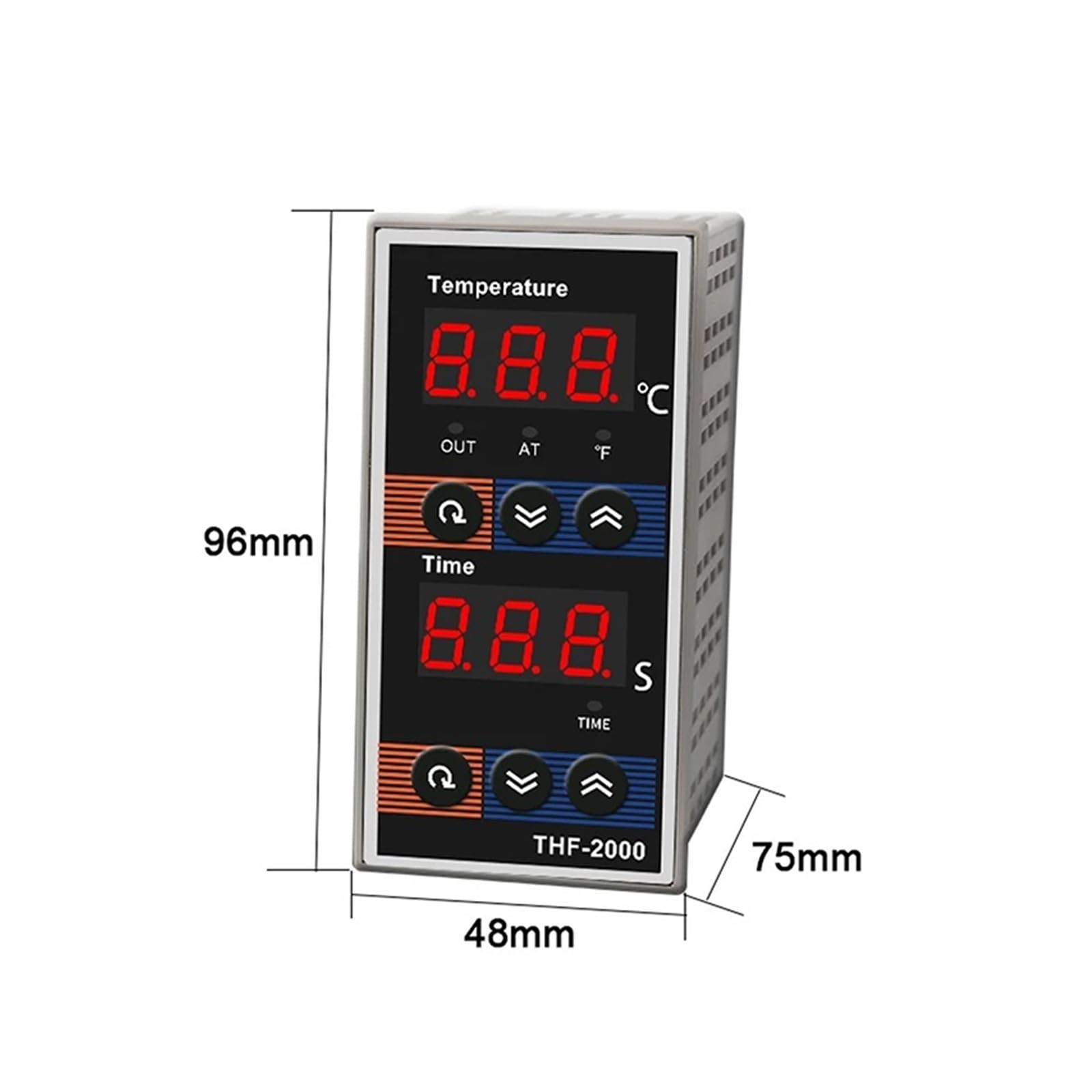 temperaturregler Entrada Tipo J Termostato de Tiempo y Temperatura Control de integración Relé de Instrumento SSR THF-2000 AC85-AC265V Controlador PID Tipo J(The SSR Output)