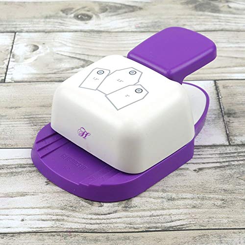 Hunkydory Premier Craft Tools - Straight Edge Tag Punch, Purple