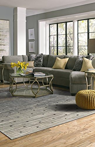 Karastan Studio Serenade Allegro Area Rug, 5'3" x 7'10, Gray