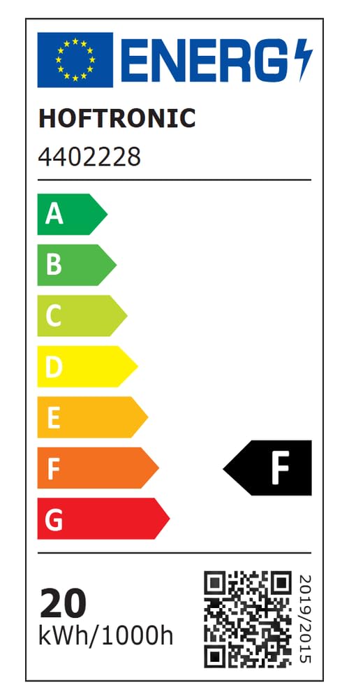 HOFTRONIC - Kansas XL - LED Wandleuchte Cube - Up and Down - Schwarz - 20 Watt 914 Lumen - IP65 Wasserdicht für innen, außen und bad - LED Außenleuchte