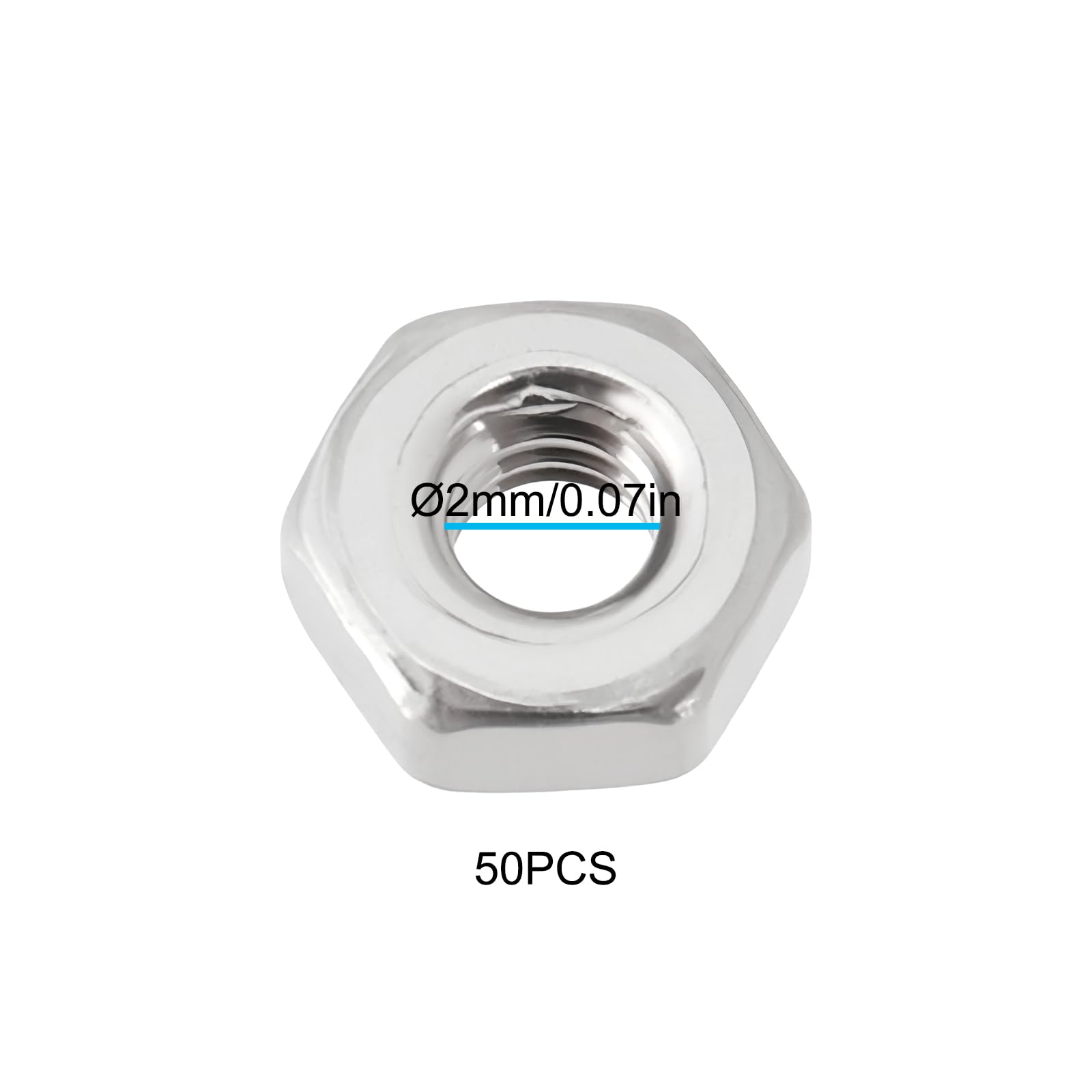 Briny River 50pcs M2 Nuts Replace 757020 Compatible with Märklin H0 1:87 Locomotive Model - Image 4