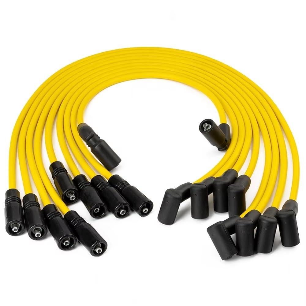 Compatible con Chevrolet para C1500 V8 5.7L 5.0L 1996 1997 1998 1999 2X1197 9718Q 88862089 Cable de bujía