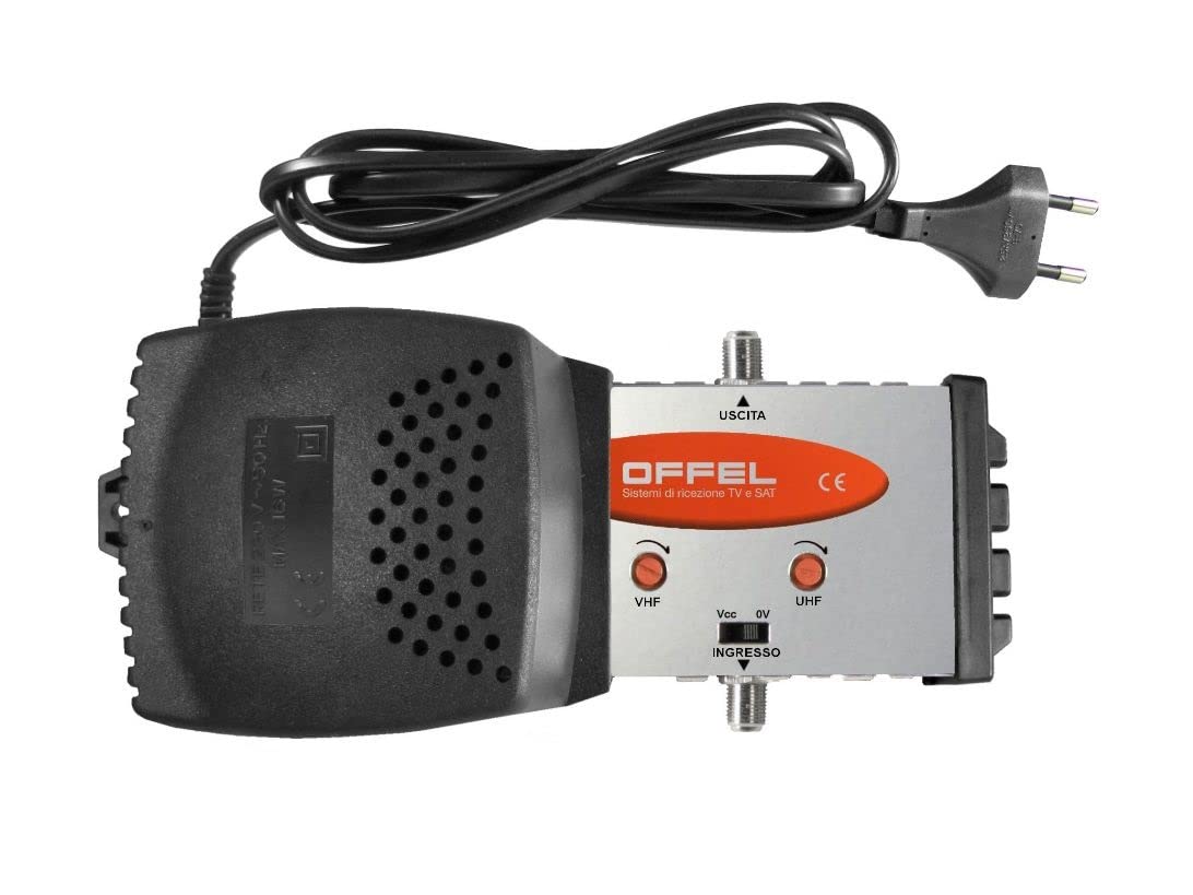 1TX30 AMPLIFIC.AUTOAL.2 ATTENUAT.30DB 25-061 Amplificatore di linea Offel permette di riamplificare i segnali TV di una linea di distribuzione