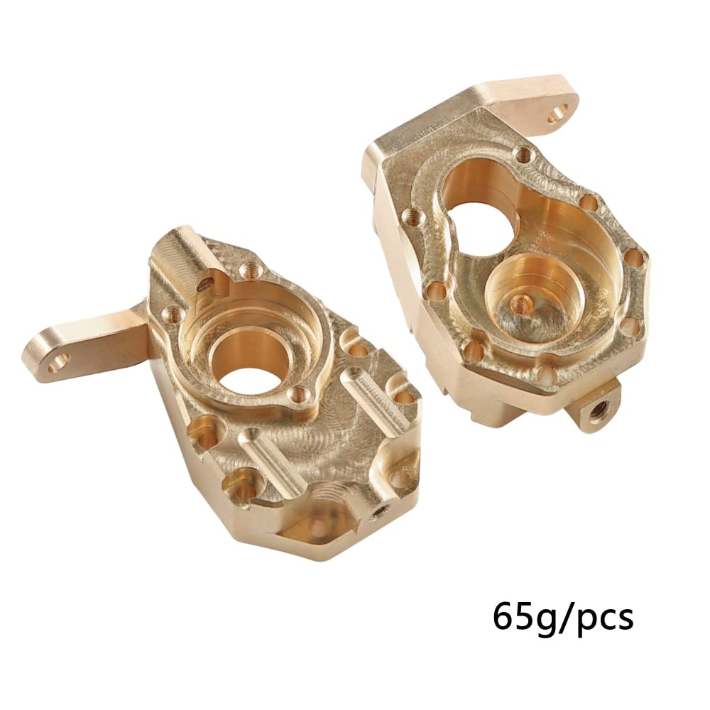 Boîtiers D'entraînement De Portail Extérieur En Laiton (doré) Pour Traxxas TRX4 / TRX6 1/10 - Poids Lourds CNC, 2 Pièces