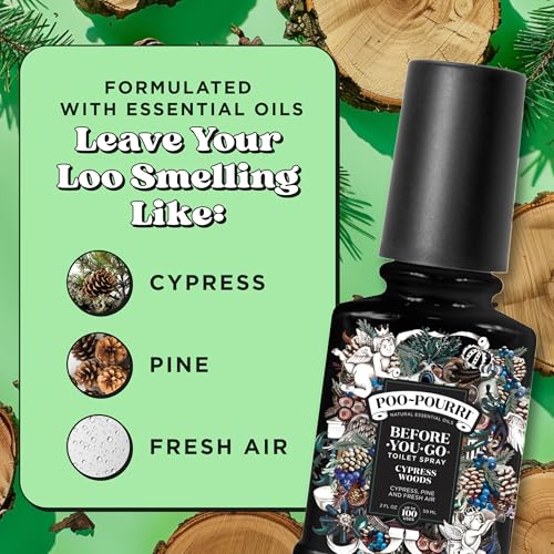 Image of Poo-Pourri Before-You-Go Toilet Spray, Cypress Woods, 2 Fl Oz - Cypress, Pine and Fresh Air