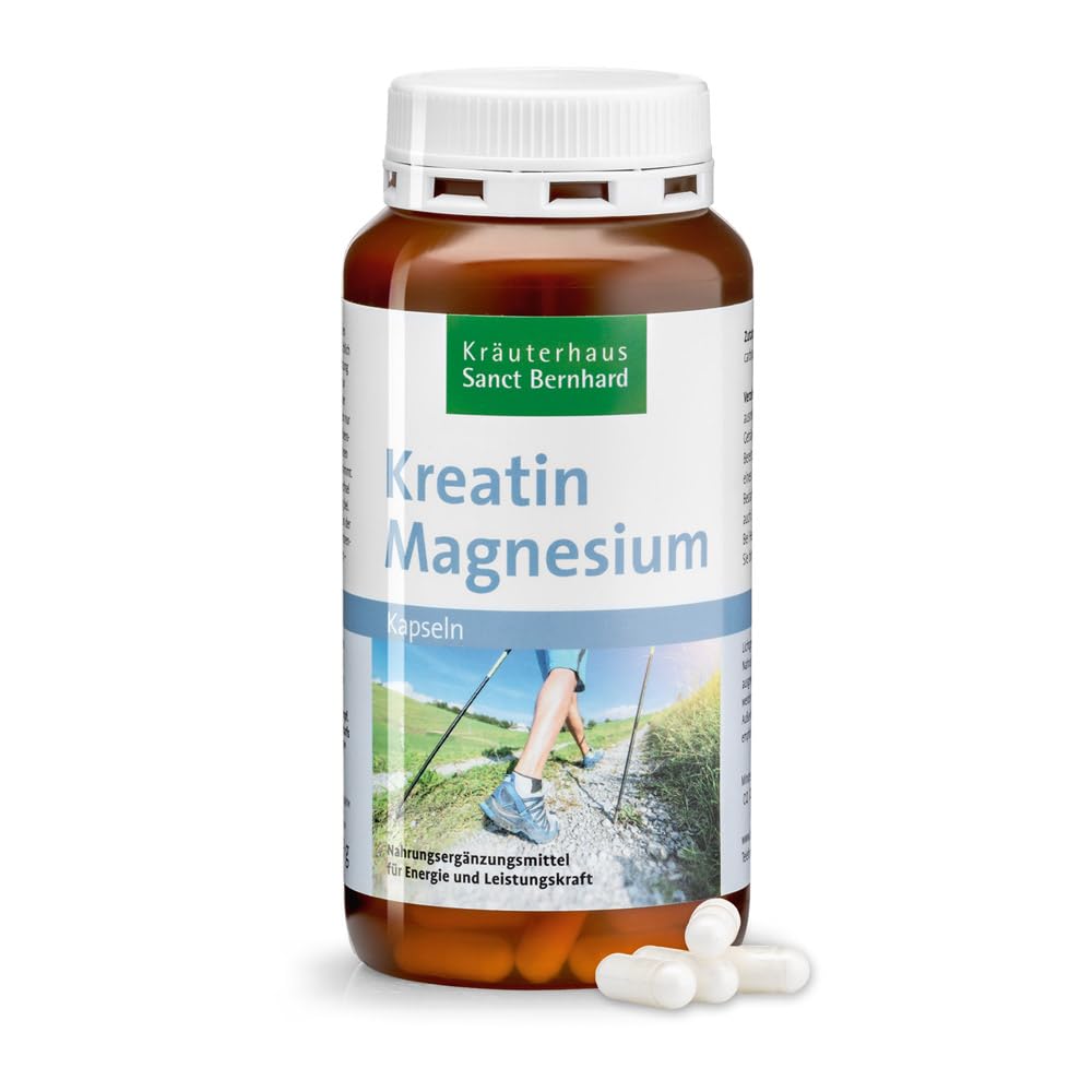 Sanct Bernhard Kreatin- Magnesium Kapseln 5x200