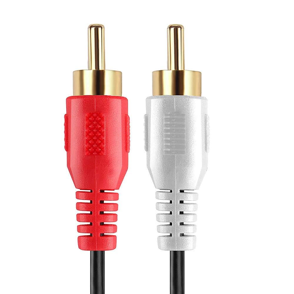 Real Cable Câble audio 2 RCA / 2 RCA Blanc - 0,50 m - Câble RCA Real Cable sur Real Cable Câble audio 2 RCA / 2 RCA Blanc - 0,50 m - Câble RCA Real Cable sur