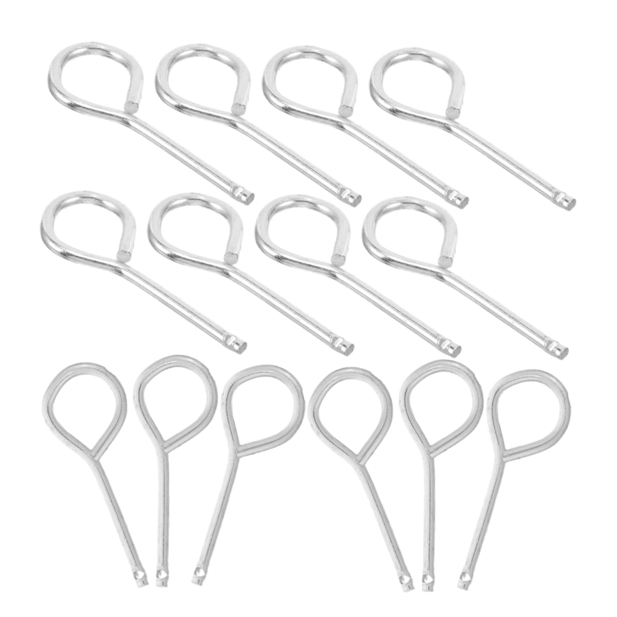 SHINEOFI 5 Set Set Chiusura Estintore Perni Degli Estintori Emergenza Pin Pull Tirare I Perni Extinguisher Pull Estintore Domestico Pin Estentore Di Ferro Da Stiro Argento 20 Pezzi*5