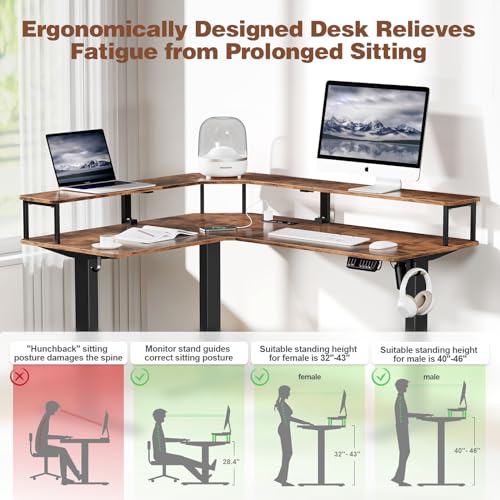 Mr-IRONSTONE-L-Shaped-Electric-Standing-Desk-Height-Adjustable-Sit-Stand-Desk-with-LED-Light-and-Power-Outlet-55-Computer-Desk-with-Monitor-Riser