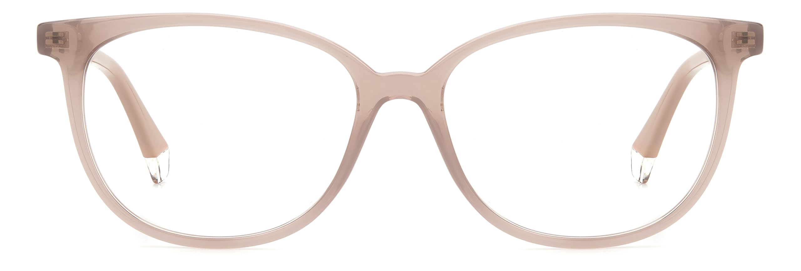 Polaroid Brille mit Sehstärke für Damen optional mit Sonnenbrillentönung oder Blaulichtfilter, Rechteckig, gefertigt aus Glas (inklusive Brillenetui)
