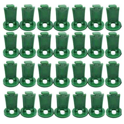 KAHEIGN 100Pcs Gewächshausclips 3,6cm Kunststoff Gewächshaus Clips Stabile Pflanzenhalter für Gewächshaus Befestigung, Perfekte Rankhilfe Clips für Gewächshaus Zubehör
