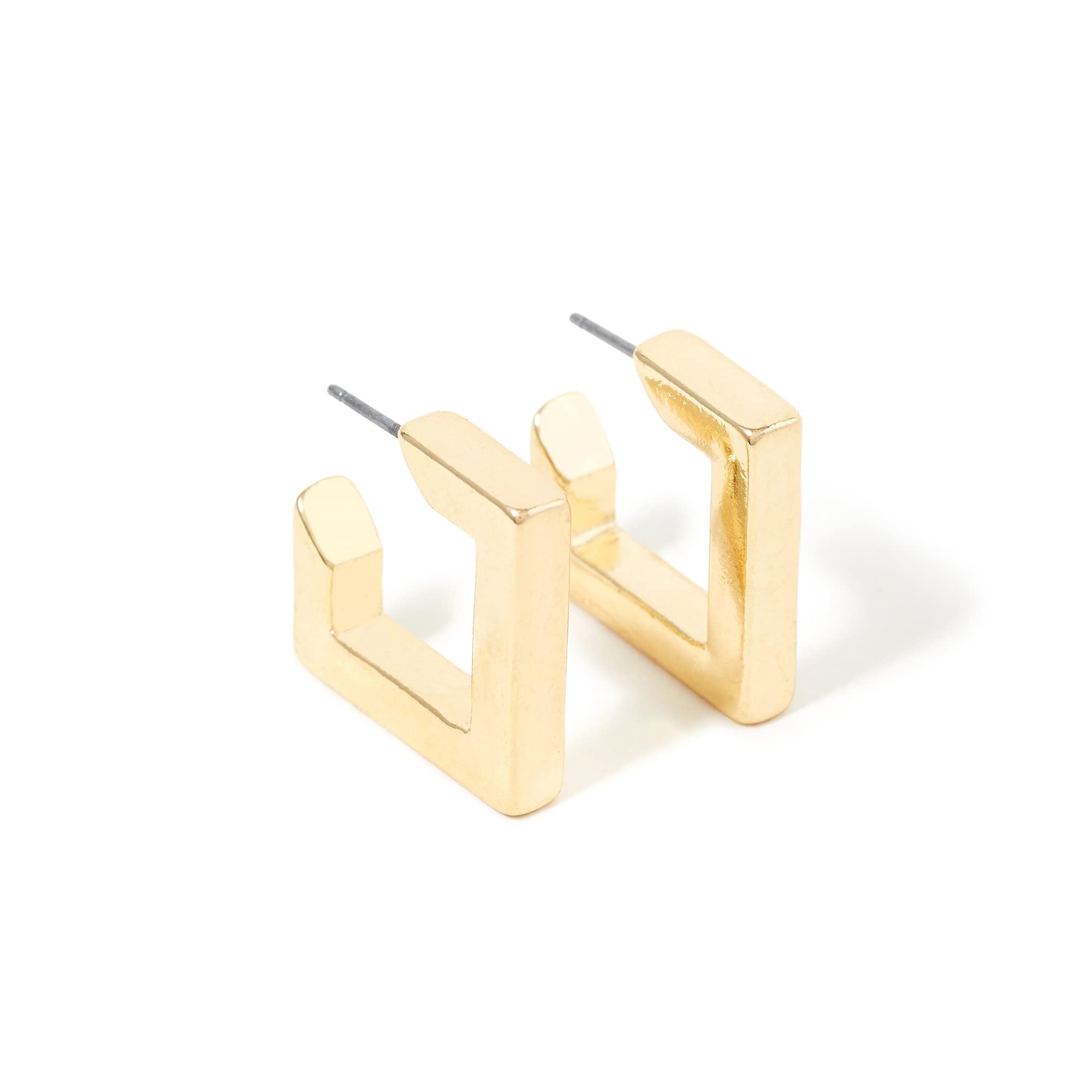 Accessorize London Women Gold Reconnected Angular Hoop Earring I Gift for Women & Girls (B09RKGRGG1) Amazon Price History, Amazon Price Tracker