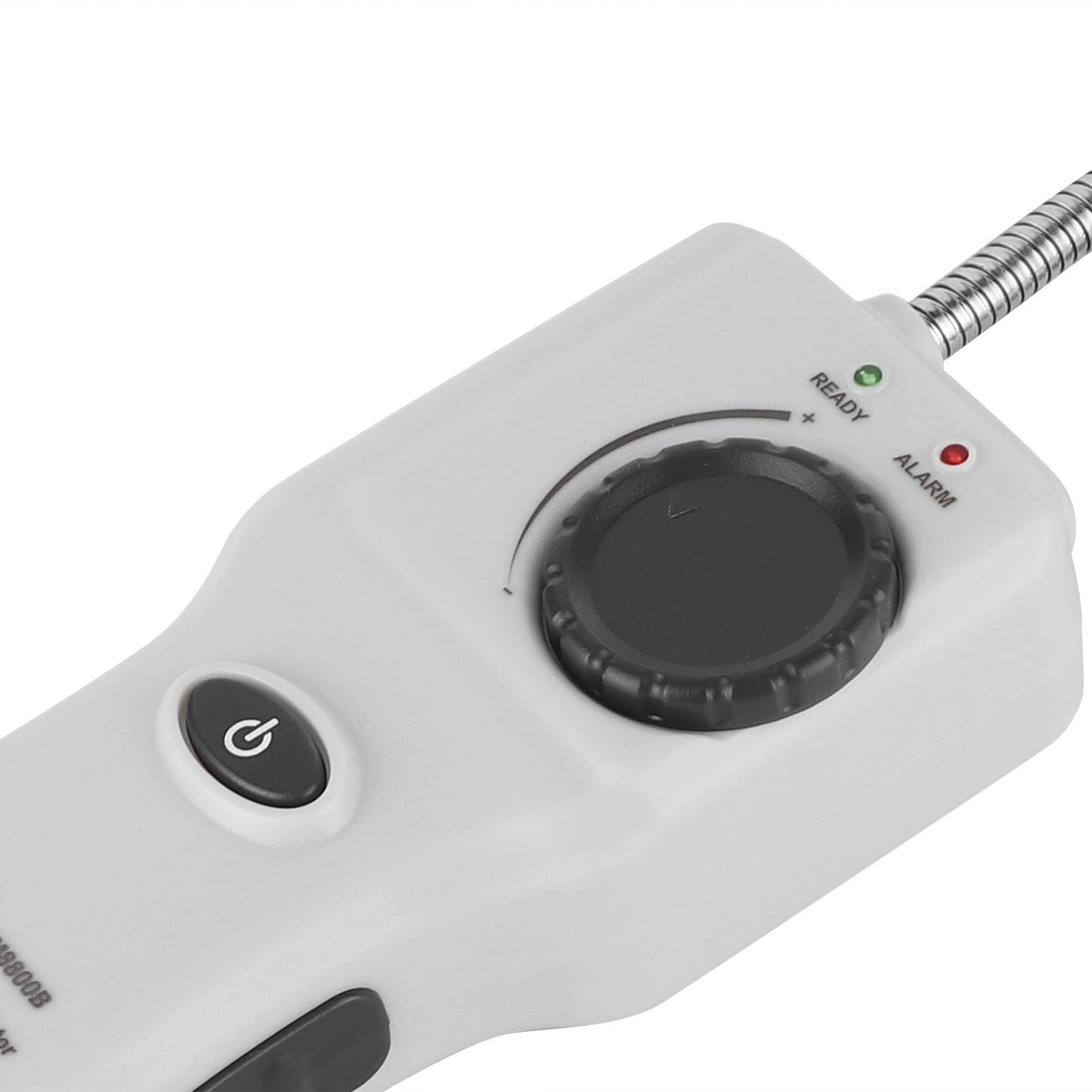 lyrlody Detector de Gas Portátil, Detector de Metano ABS con Sonda de 35 Cm, Sensibilidad de 50 Ppm, Respuesta de 2 S, Alarma Ajustable para Cocina, Baño, RV, Parrilla, Casa, Verificación de Tuberías