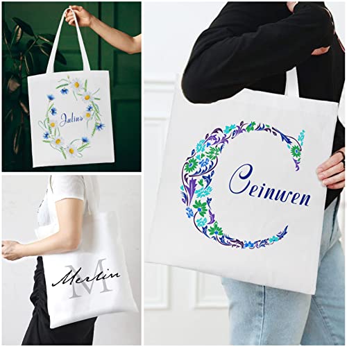 Personalized Tote Bag, Custom Canvas Tote Bag With Customizable Pictures and Text, Reusable Grocery Bag 5