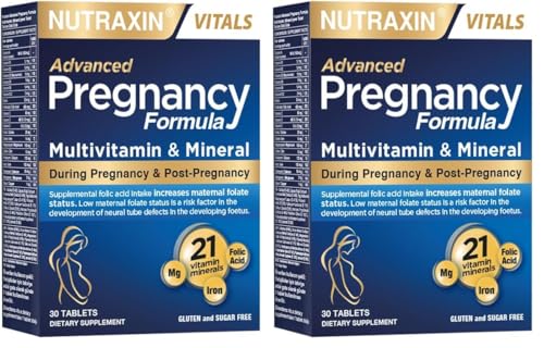 Pregnancy Formula, Hamilelik ve Emzirme Dönemine Özel Multivitamin, 21 Vitamin ve Mineral, 30 Tablet, vegetarian (2 paketi)